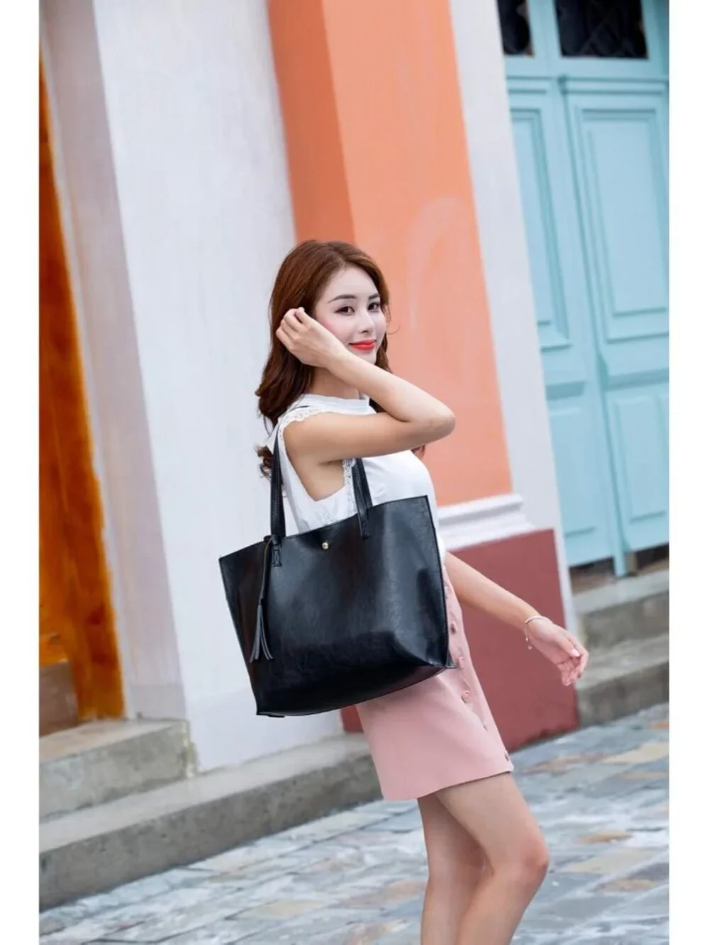 N/A faux leather